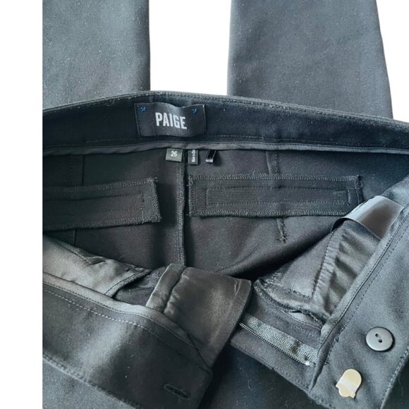 Paige Knit Black Dressy Pants Leggings Women's Size 26 NEW without tags - Picture 11 of 13